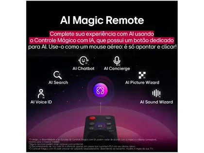 Smart TV 50" LG 4K Ultra HD 50UA8550PSA webOS 25 AI Processor 4K Gen8 com Alexa 3 HDMI