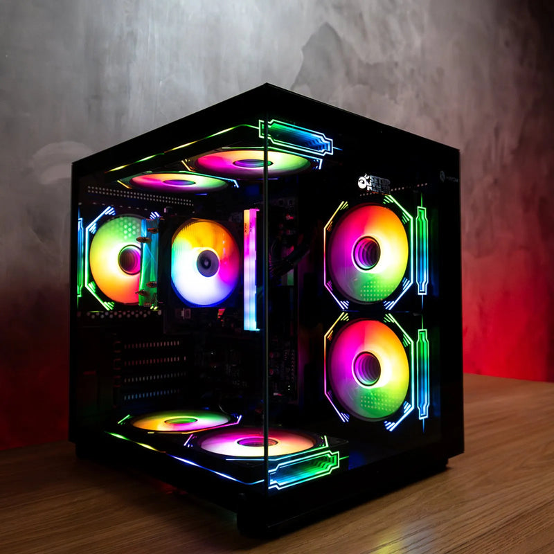 PC Gamer Completo Loki V, RTX 5060 Ti 8GB, AMD Ryzen 7 5700X, 16GB DDR4, SSD M.2 1TB, Monitor 24" 100Hz, Kit Periféricos