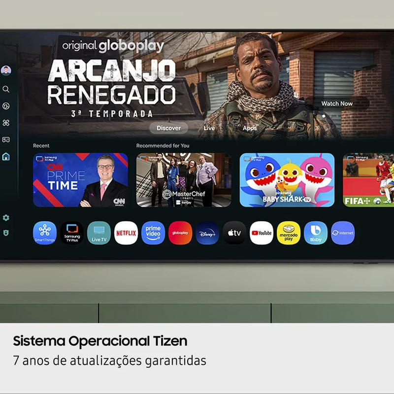 Samsung Smart Tv 65” Crystal Uhd 4k U8100f 2025, XBOX Cloud Gaming, Canais Gratuitos, Alexa 65”