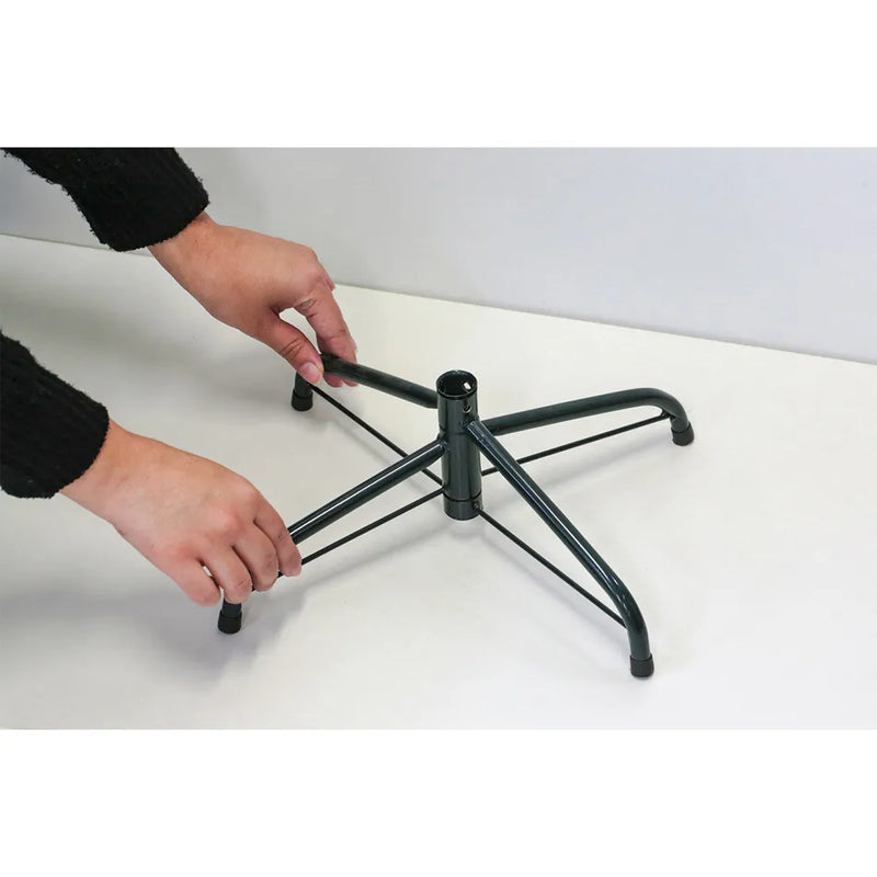 Arvore De Natal Alpina Nevada 210cm 900 Galhos Pé De Ferro Pinheiro Cor Verde