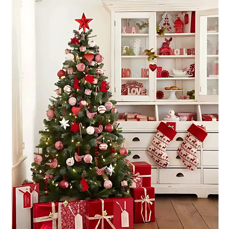 Árvore De Natal Grande Luxo Verde Canadense Master 2,10m 800 Galhos