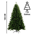 Árvore Natal Pinheiro Verde 180 Cm Noruega 718 Galhos Luxo