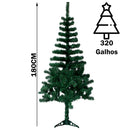 Árvore Natal Verde Canadense 180 Cm Pinheirinho 320 Galhos