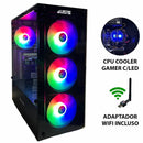 PC Gamer Completo Shadow III, RX 550 4GB, Intel Core i5, 16GB RAM, SSD 960GB, Monitor 19", Kit Periféricos