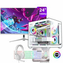 PC Gamer Completo Box, AMD Ryzen 3 3200G, 16GB RAM, SSD 480GB, Monitor 24" 100Hz, Kit Periféricos