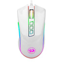 Mouse Gamer Redragon Cobra, Chroma RGB, 10000DPI, 7 Botões, Lunar White - M711W