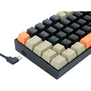 Teclado Gamer Redragon Lakshmi, Switch Brown, Layout 60%, ABNT2, Preto - K606-OG&BK&GY (PT-BROWN)