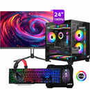 PC Gamer Completo Trigger III, AMD Ryzen 5 5600GT, 16GB RAM, SSD M.2 1TB, Monitor 24" 180 Hz, Kit Periféricos